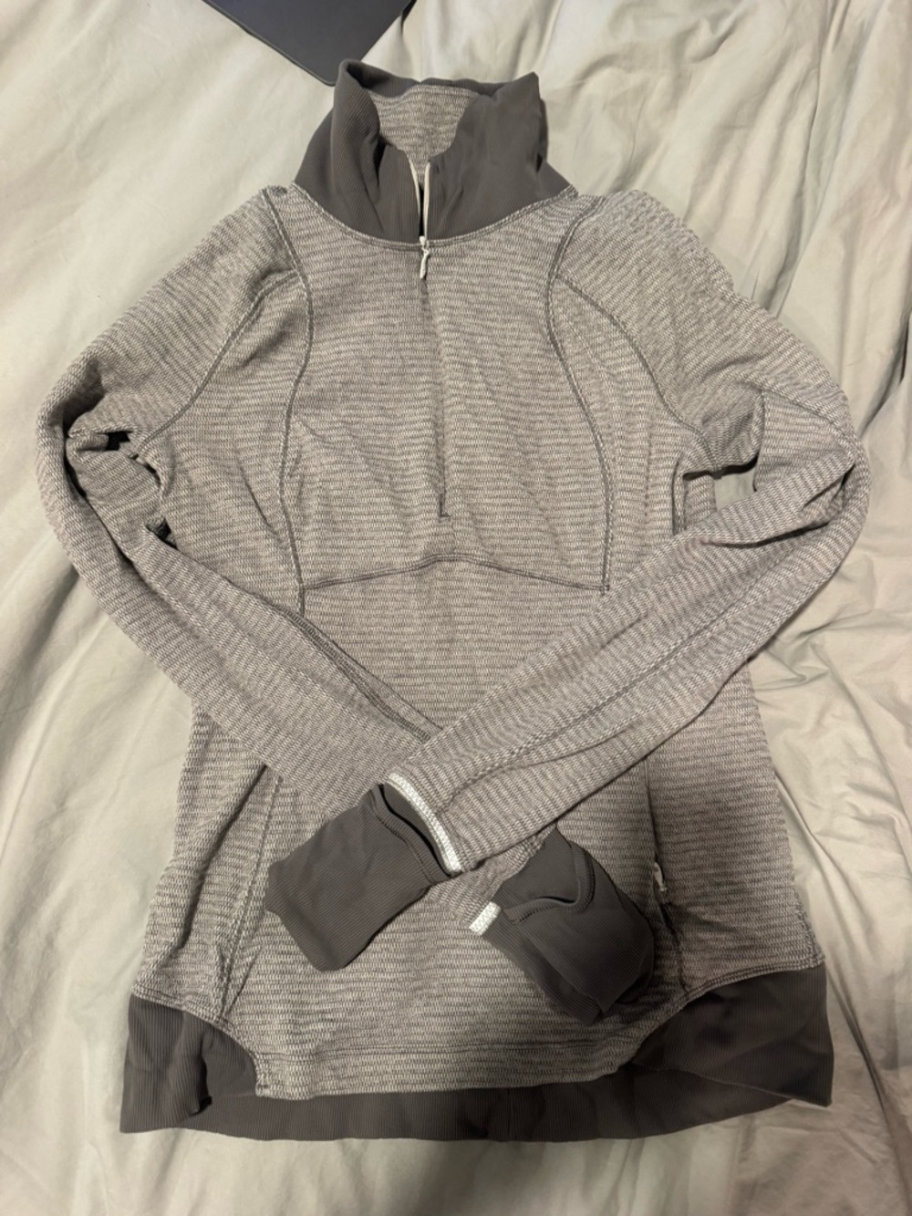 Lululemon Gray Half-Zip Women’s Performance Sweater